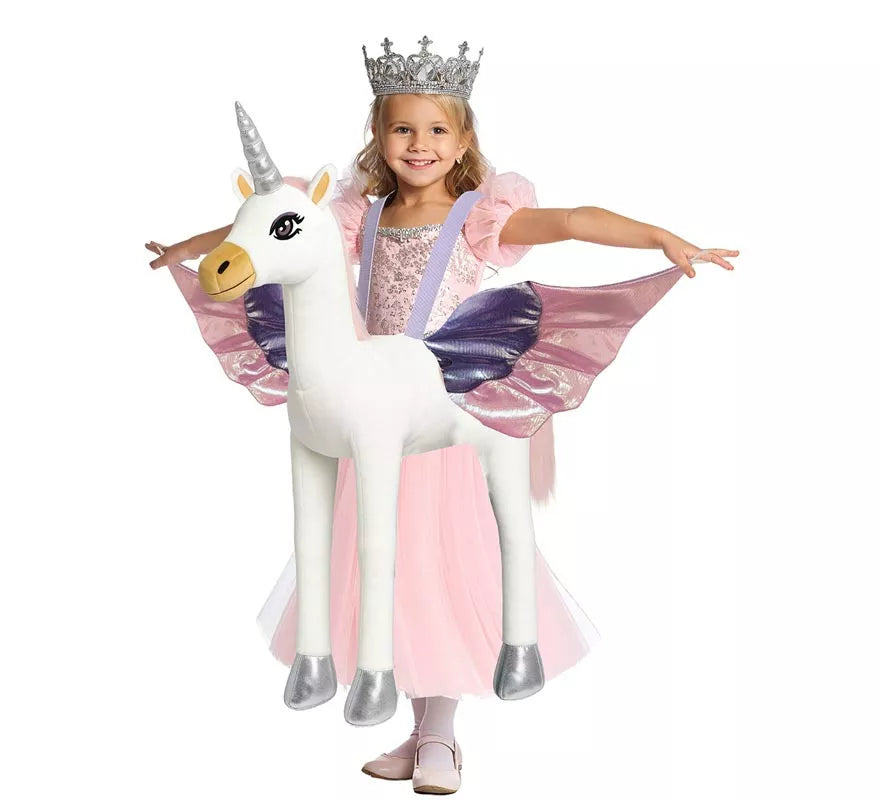 Translation missing: en.Disfraz de Princesa montando Unicornio para niña