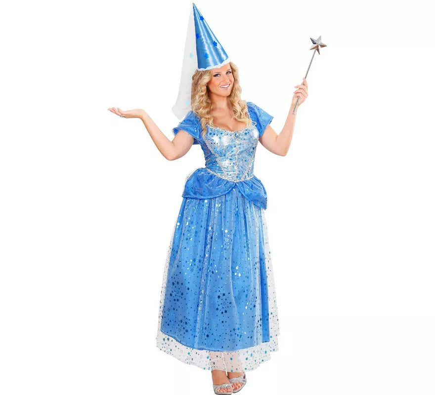 Disfraz de Princesa o Hada Azul Claro para mujer