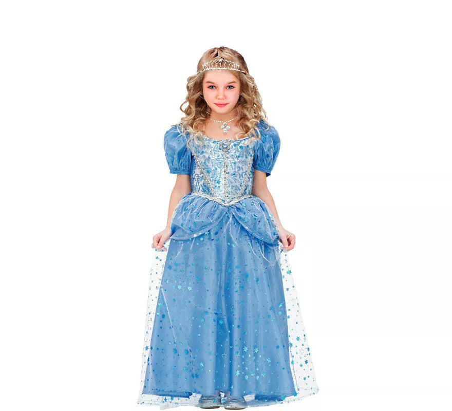 Disfraz de Princesa o Hada Azul Claro para niña