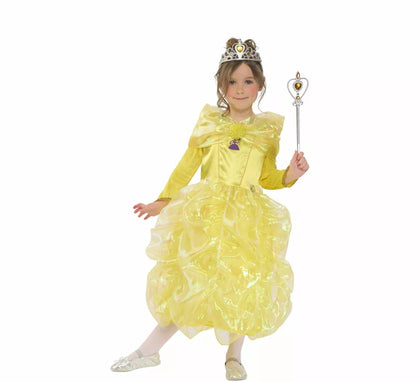 Disfraz de Princesa Paraíso amarillo para niña