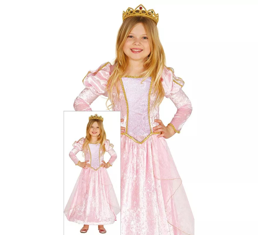 Disfraz de Princesa rosa para niña