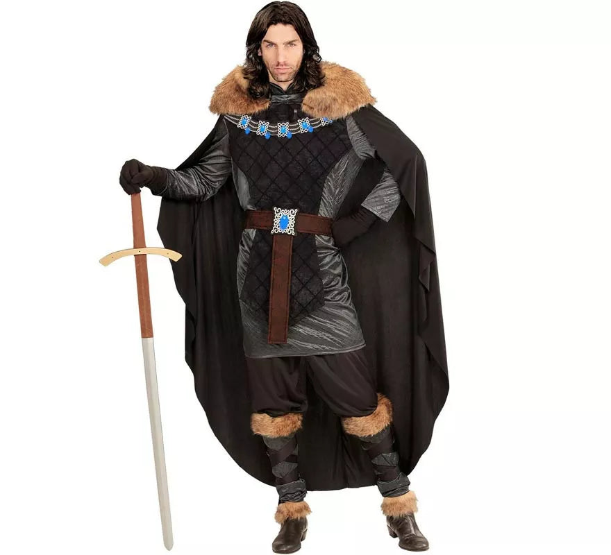 Translation missing: en.Disfraz de Príncipe Medieval Oscuro para hombre