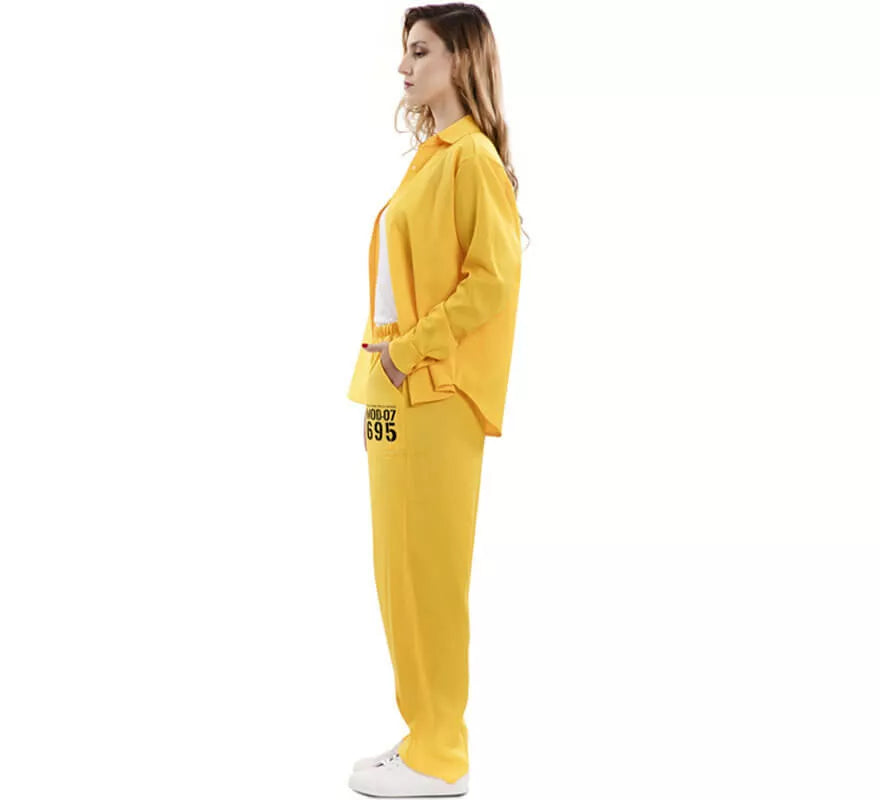 Translation missing: es.Disfraz de Prisionera Amarilla para mujer