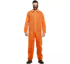 Orange Prisoner Costume for Men