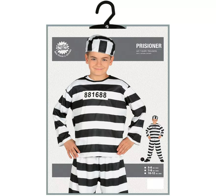 Disfraz de Prisionero para niños