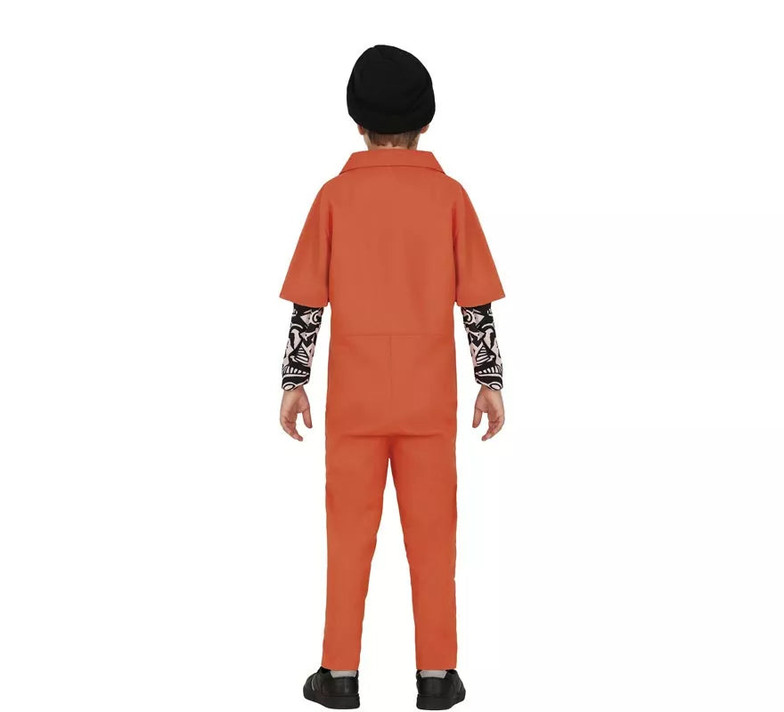 Translation missing: en.Disfraz de Prisionero Tatuado para niño