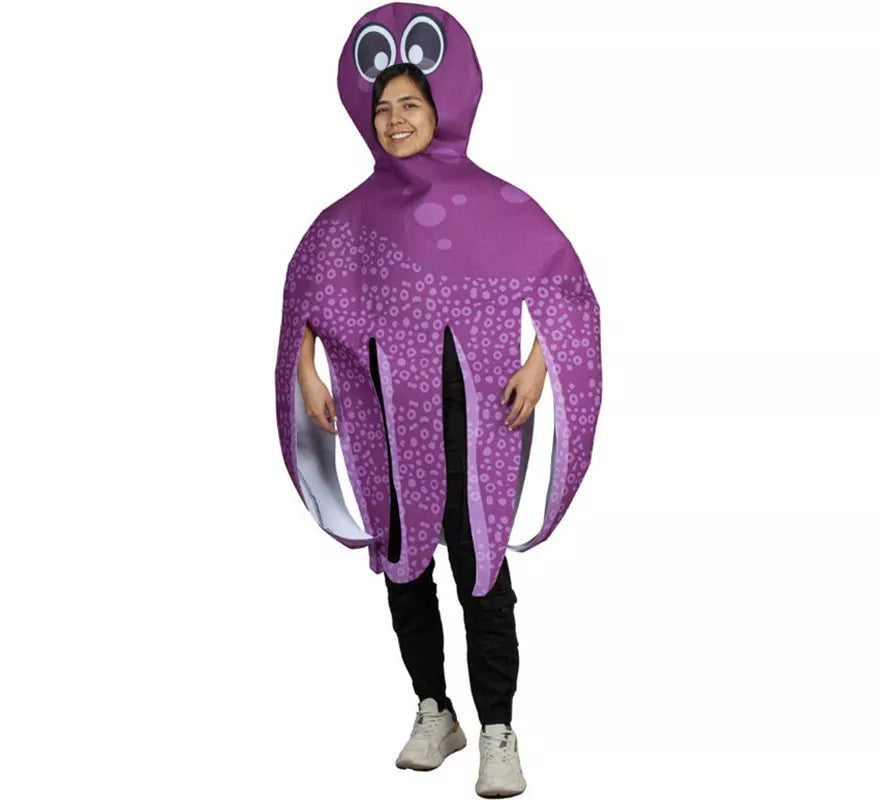 Translation missing: en.Disfraz de Pulpo morado para adultos