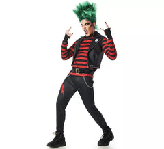 Men's Striped Punk Costume