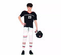 Disfraz de Quarterback de Fútbol Americano para adolescente