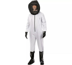 Chemist costume in black and white suit for men