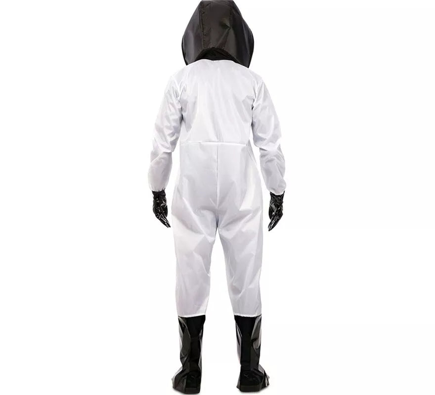 Translation missing: en.Disfraz de Químico en traje blanco y negro para hombre