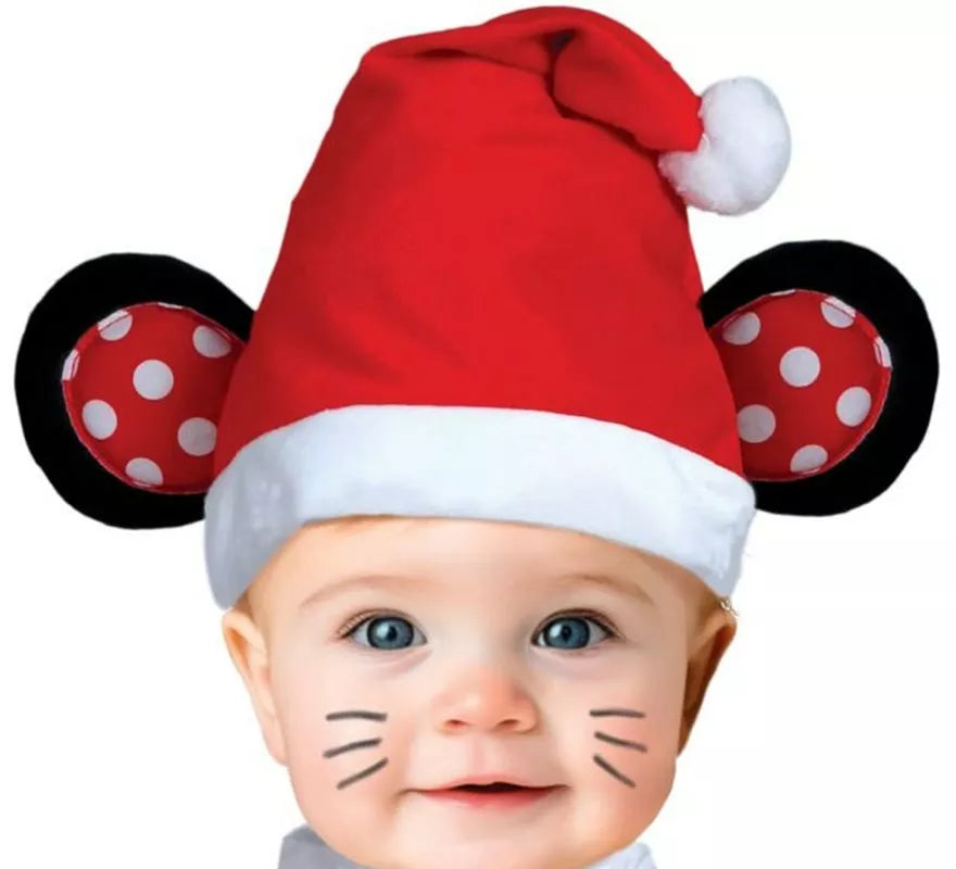 Translation missing: en.Disfraz de Ratoncito Papá Noel con cinturón para bebé