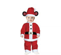 Disfraz de Ratoncito Papá Noel con cinturón para bebé