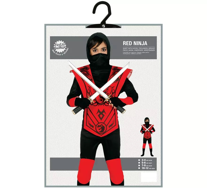 Translation missing: en.Disfraz de Red Ninja varias tallas