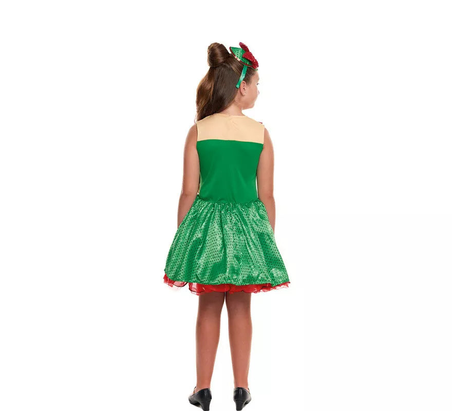 Disfraz de Regalo de Navidad para niña