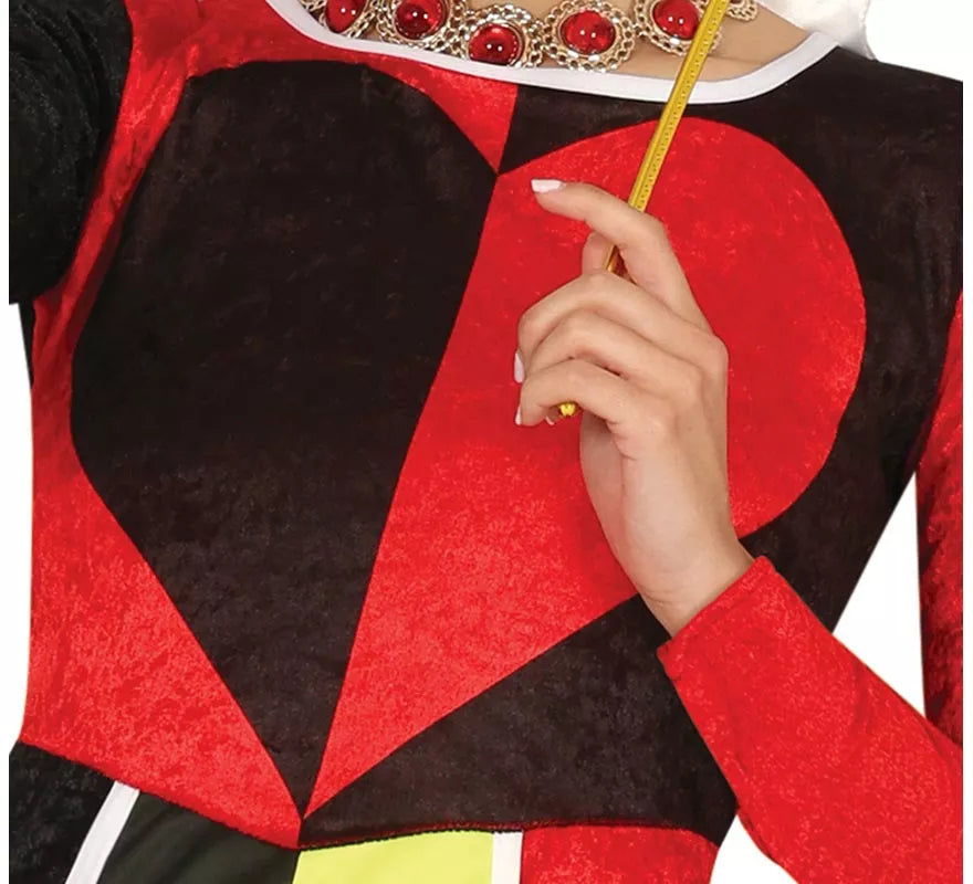 Translation missing: en.Disfraz de Reina de Corazones rojo para mujer
