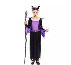 Costume da Regina Cattiva Corna per bambina