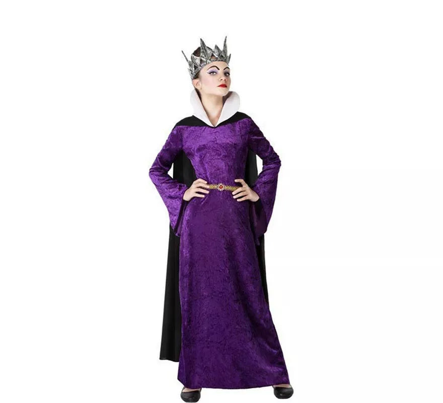 Disfraz de Reina Malvada Morada para niña