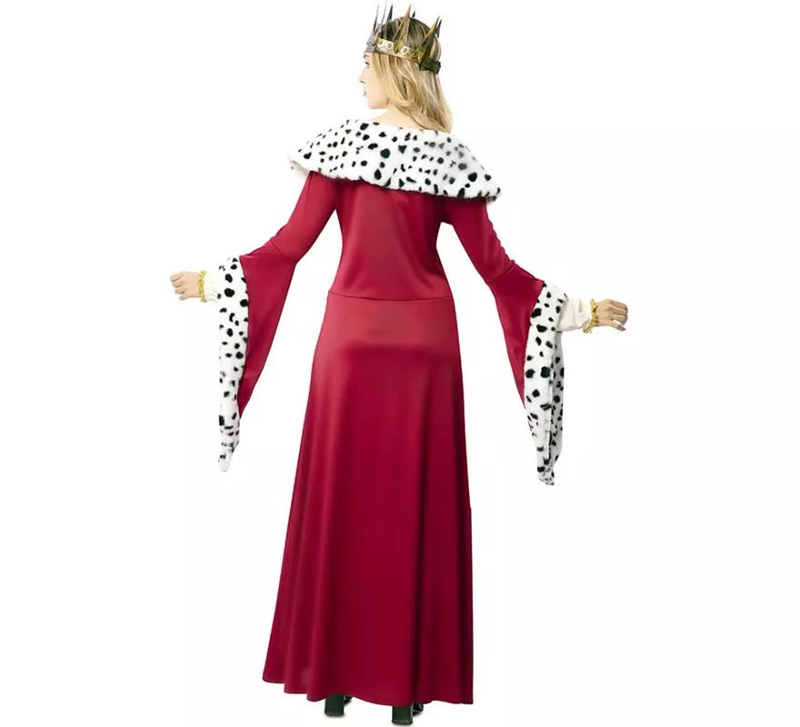 Translation missing: en.Disfraz de Reina Medieval con estampado deluxe para mujer