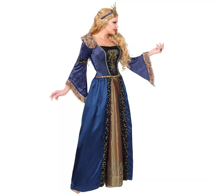 Disfraz de Reina Medieval Largo para mujer