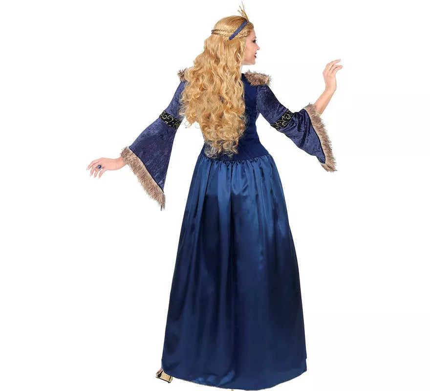 Disfraz de Reina Medieval Largo para mujer