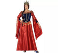 Disfraz de Reina Medieval Roja para mujer