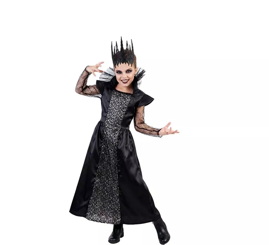 Disfraz de Reina Oscura Diva para niña