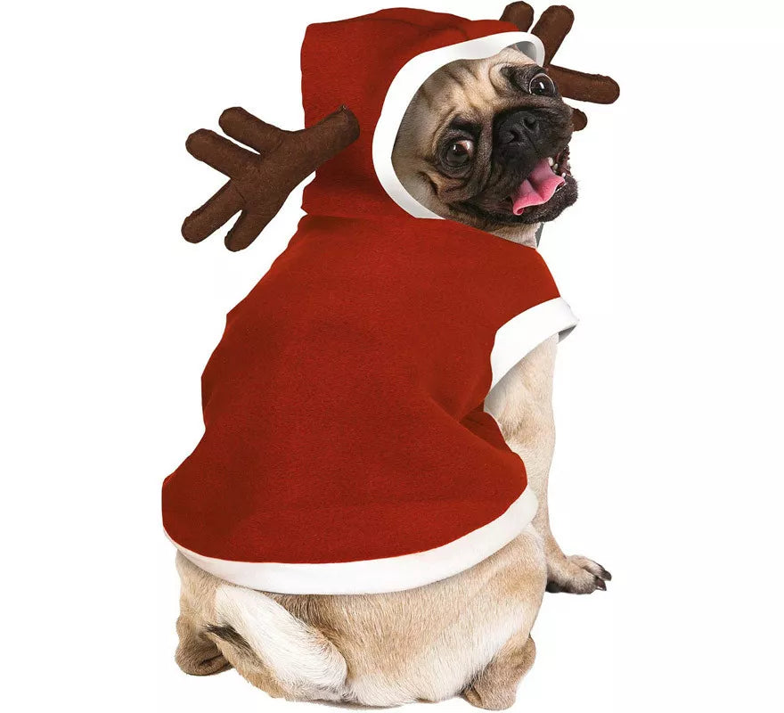Disfraz de Reno de Papá Noel para perro