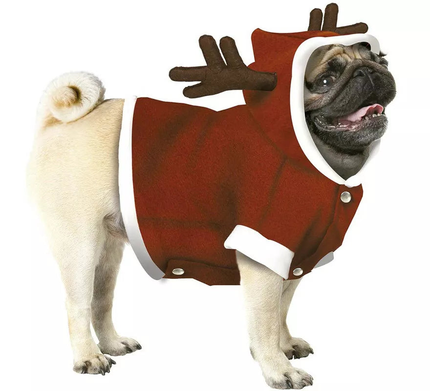 Translation missing: en.Disfraz de Reno de Papá Noel para perro