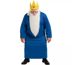 Blue King of Adventures costume for men