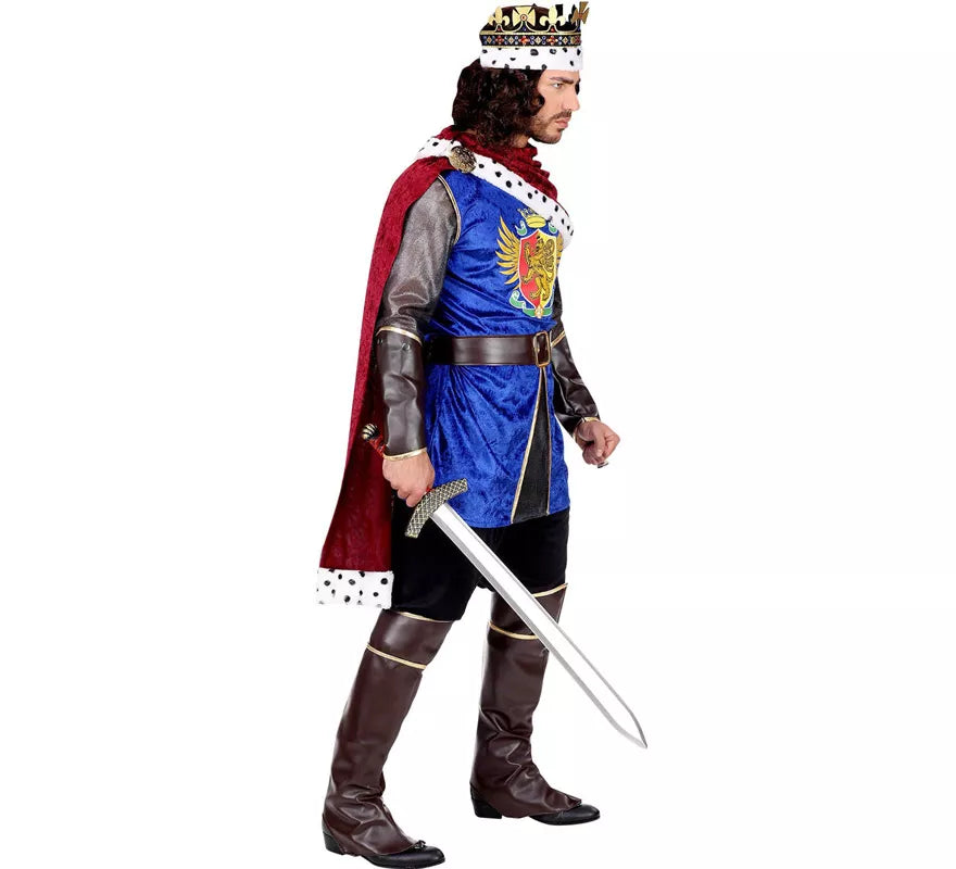 Translation missing: en.Disfraz de Rey de Guerreros Medieval para hombre