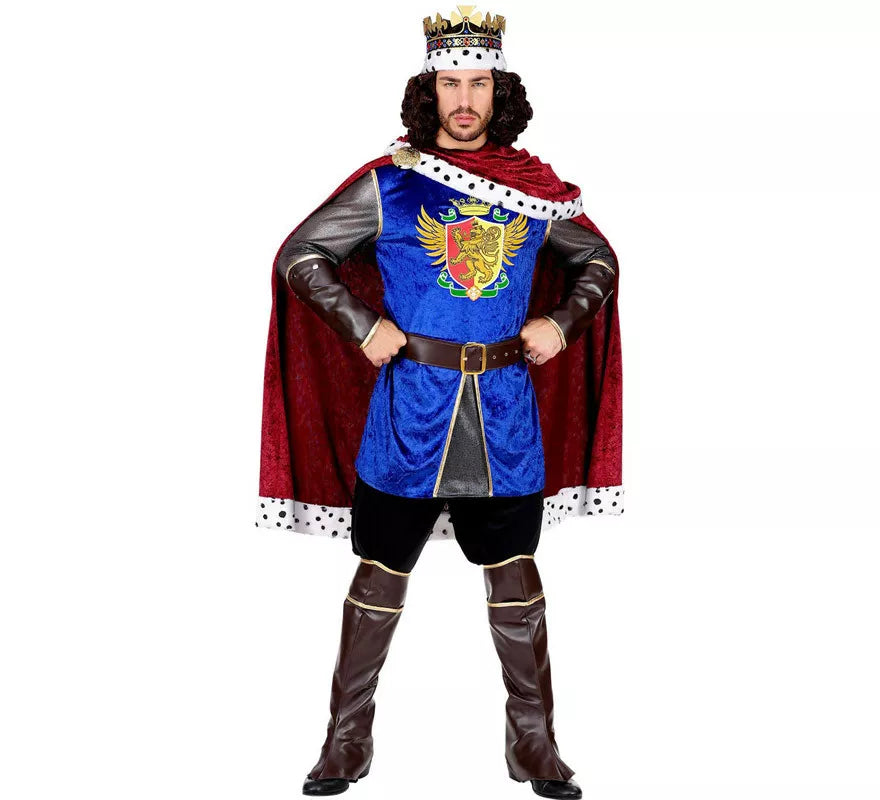 Translation missing: en.Disfraz de Rey de Guerreros Medieval para hombre