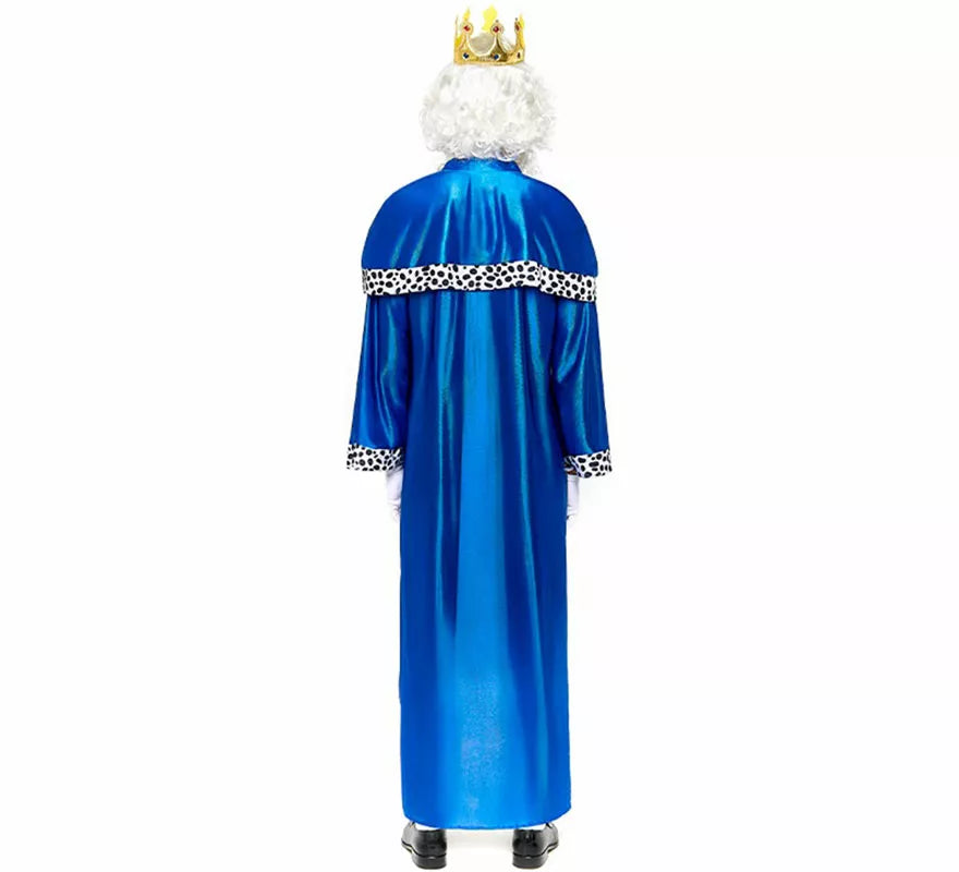Translation missing: en.Disfraz de Rey Mago azul para hombre