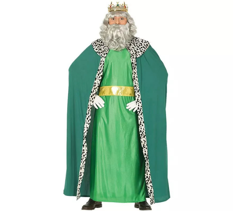 Disfraz de Rey Mago Verde para hombre