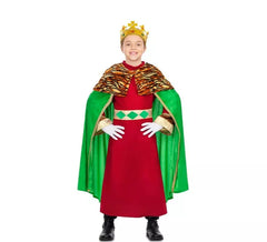Green Wizard King costume for children and babies
