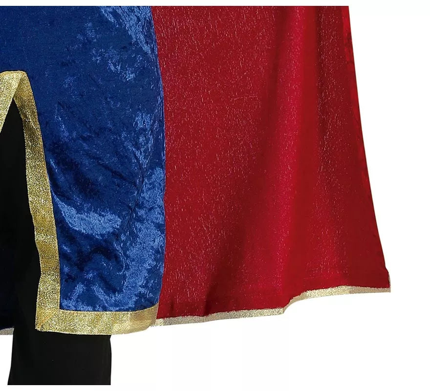 Translation missing: en.Disfraz de Rey Medieval Elegante con capa para niño