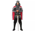 Disfraz de Rey Medieval Gris para hombre