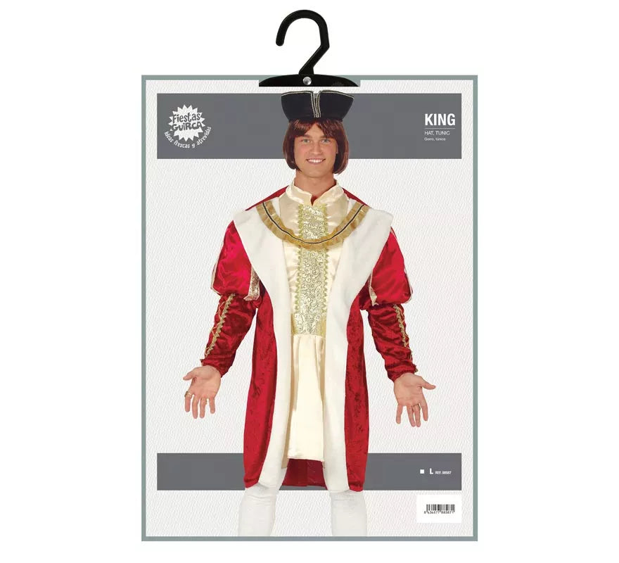 Disfraz de Rey Medieval para hombre