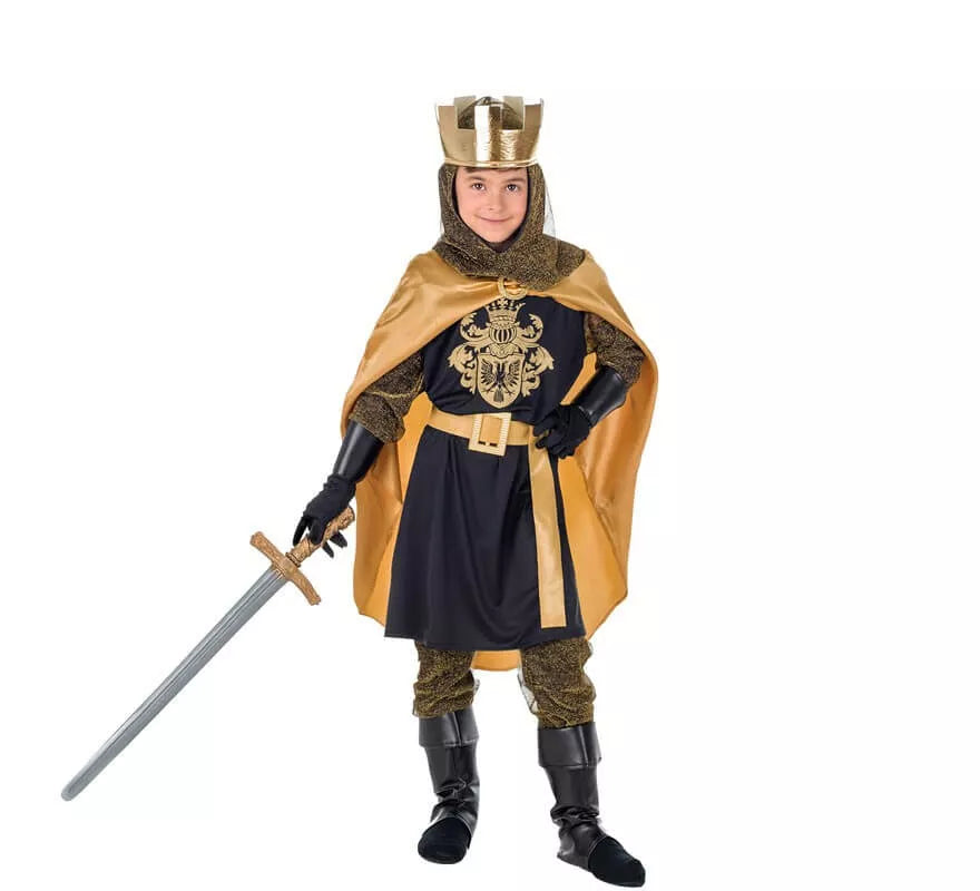 Disfraz de Rey Medieval para niño