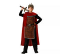Disfraz de Rey Medieval rojo para niño