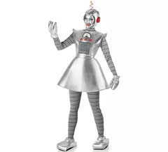 Silver Ancient Robot Costume for Women