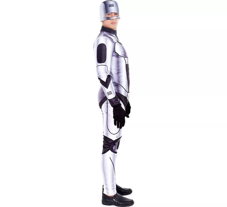 Disfraz de Robot Killer Plateado para hombre
