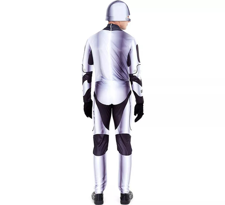 Translation missing: en.Disfraz de Robot Killer Plateado para hombre