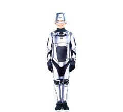 Silver Robot Killer costume for children