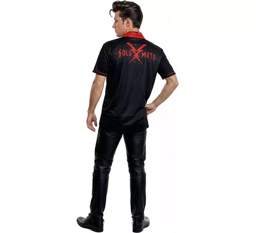 Disfraz de Rockabilly Negro Años 50 para hombre