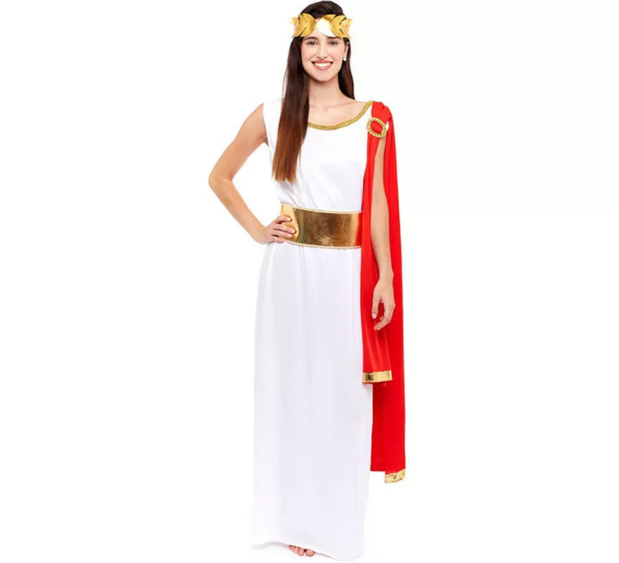 Translation missing: en.Disfraz de Romana Blanca Elegante para mujer