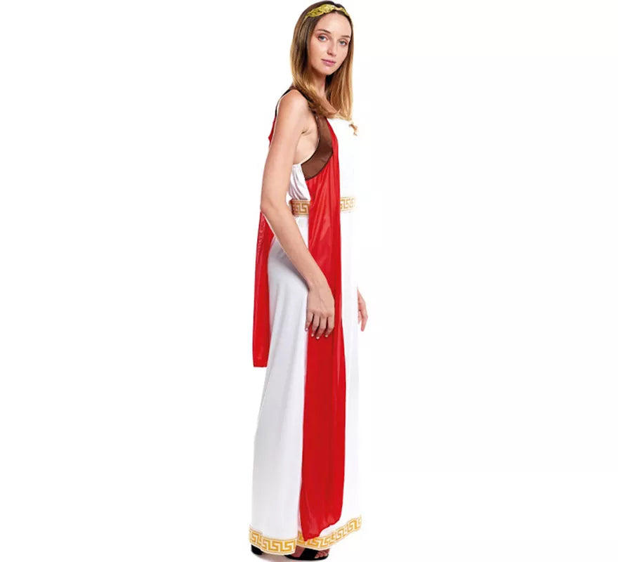 Disfraz de Romana Imperial Blanco para mujer