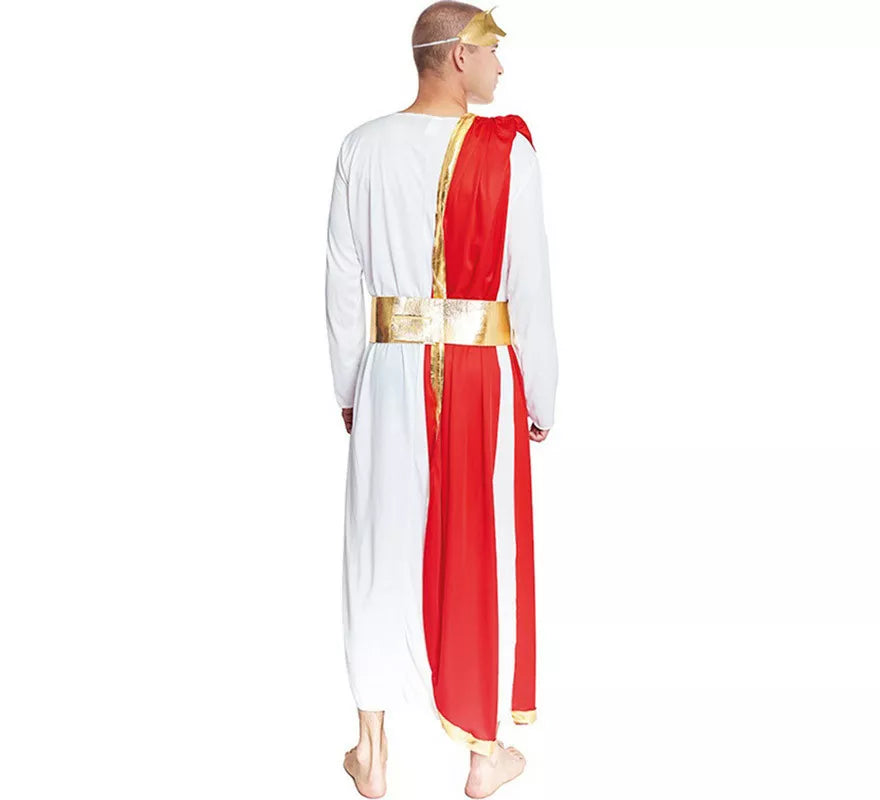 Translation missing: en.Disfraz de Romano blanco Elegante para hombre