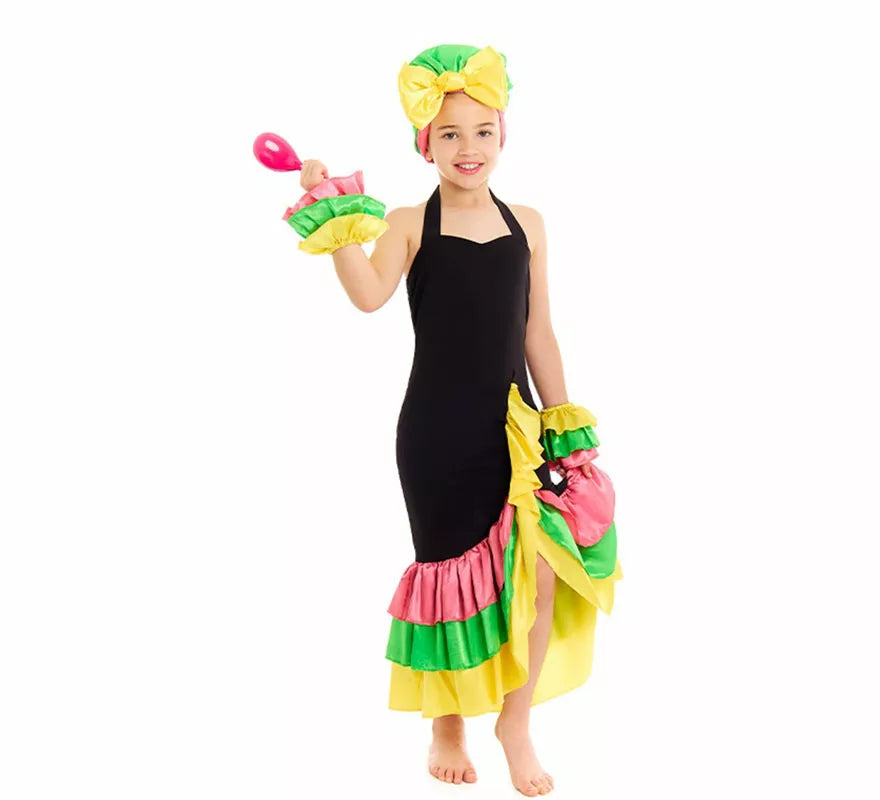 Disfraz de Rumbera para niña