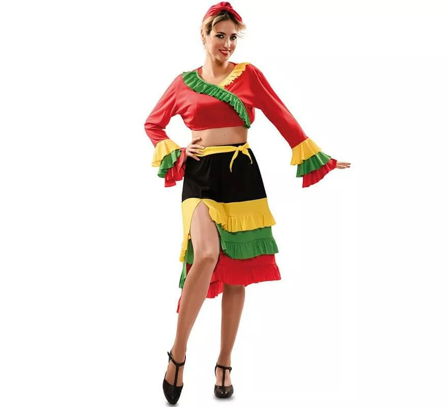Translation missing: en.Disfraz de Rumbera Roja para mujer